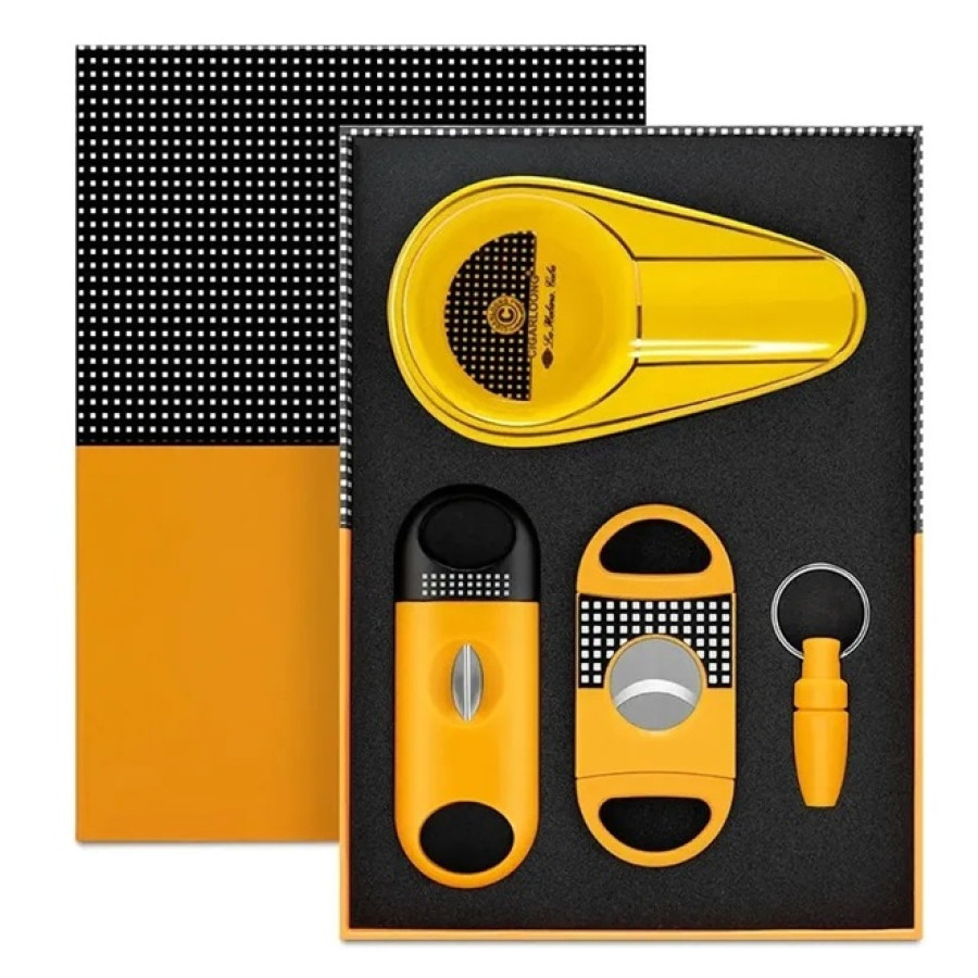 Kit Presente Cohiba Para Charuto Cinzeiro Furador Cortador compre charutos online